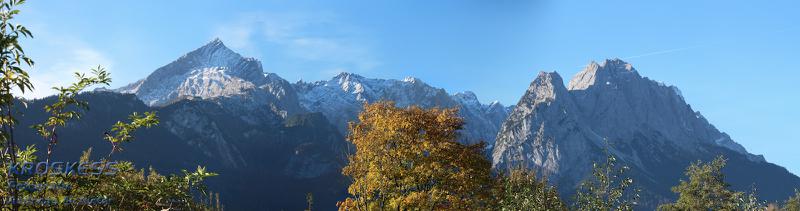 In die Berge vor Garmisch Partenkirchen